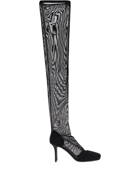  Courrèges Botas Con Puntera Cuadrada - Negro 