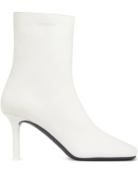  Courrèges Botines Con Puntera Cuadrada - Blanco 