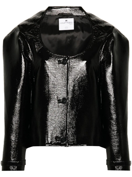  Courrèges Chaqueta Cocoon - Negro 