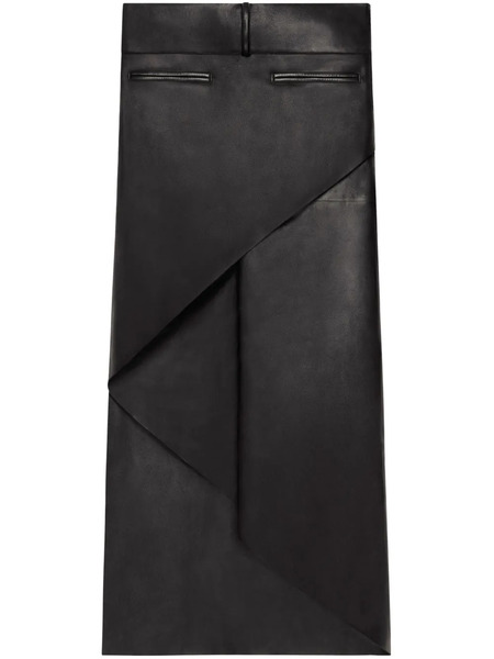  Courrèges Falda Midi Infinity - Negro 