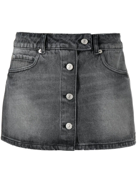  Courrèges Minifalda Trucker Vaquera - Gris 