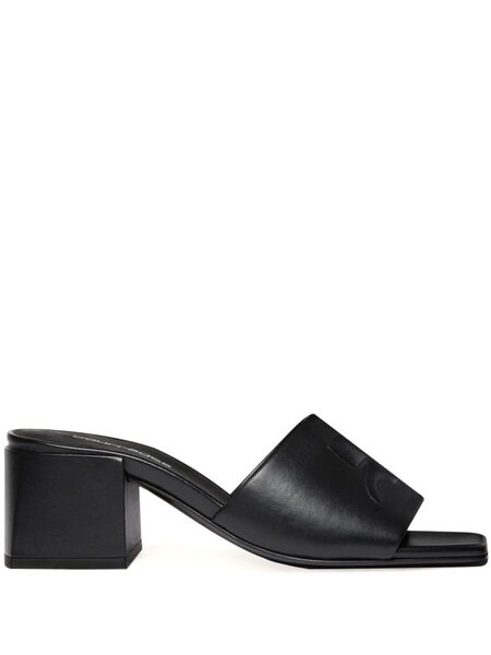  Courrèges Mules Shadow - Negro 