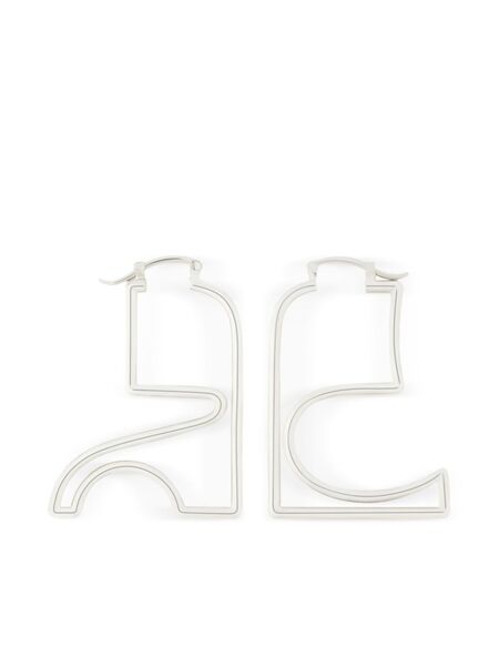  Courrèges Pendientes Ac - Plateado 