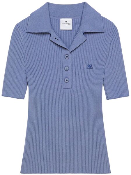  Courrèges Polo Iconic - Azul 