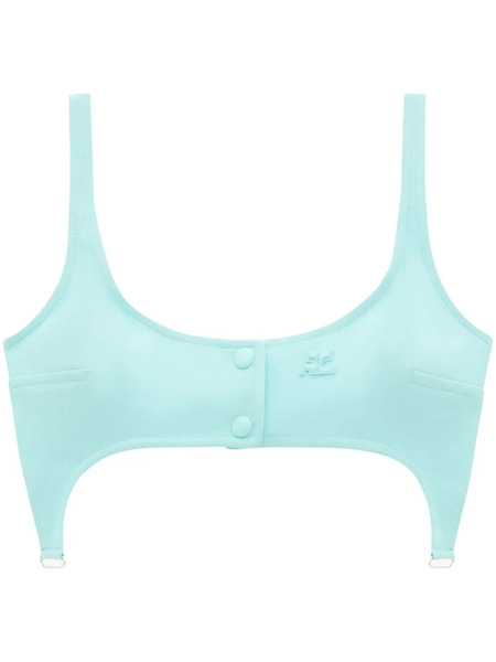  Courrèges Sujetador Bretelles - Azul 