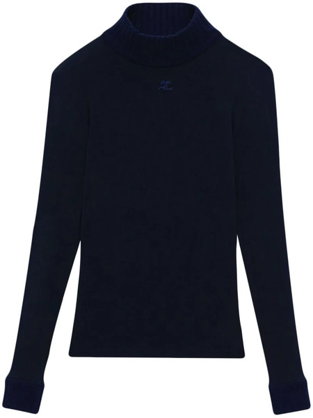  Courrèges Top Reedition Ajustado - Azul 
