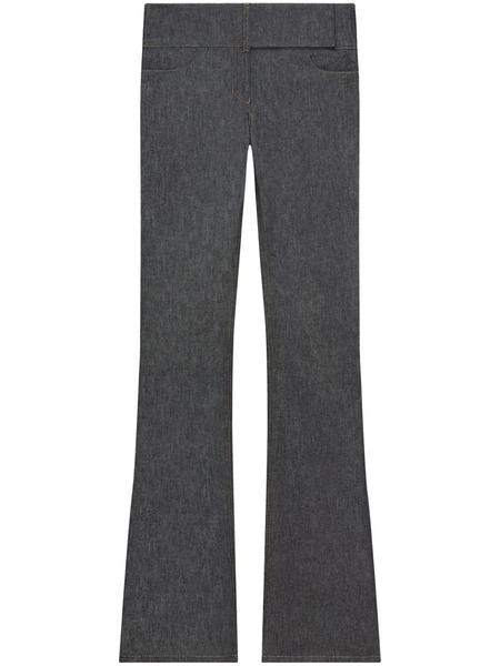  Courrèges Vaqueros Bootcut Con Cinturón - Gris 