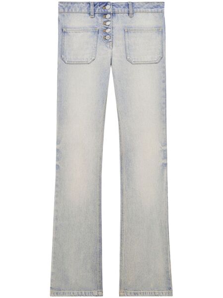  Courrèges Vaqueros Bootcut De Talle Bajo - Azul 