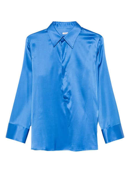  Covert Blusa Con Cuello De Pico - Azul 