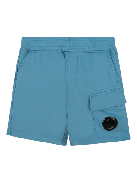  C.p. Company Kids Bermudas De Algodón - Azul 
