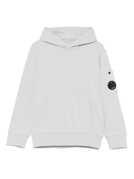  C.p. Company Kids Sudadera Con Capucha Y Detalle Lens - Gris 
