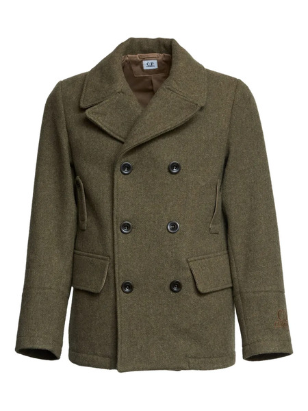  C.p. Company Trenca Con Botones - Verde 