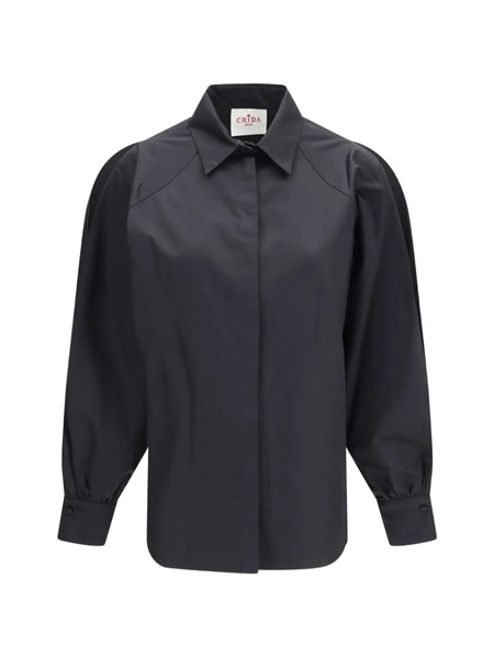 Crida Camisa Mughetto De Algodón - Negro 