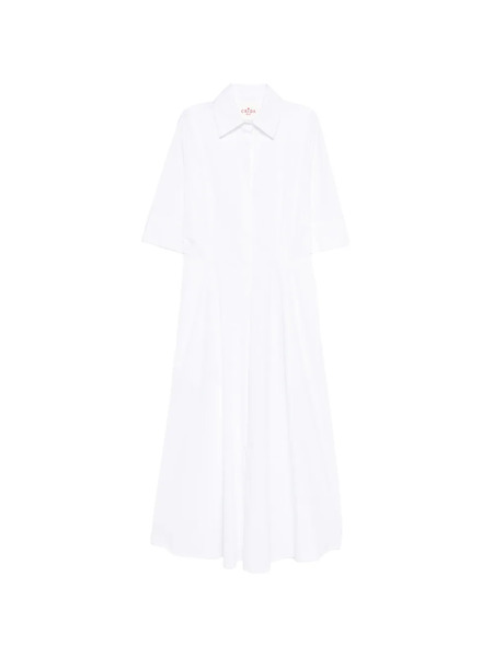  Crida Vestido Midi Baldo - Blanco 