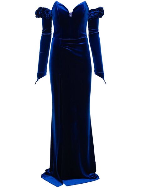  Cristallini Vestido De Fiesta Brigitte - Azul 