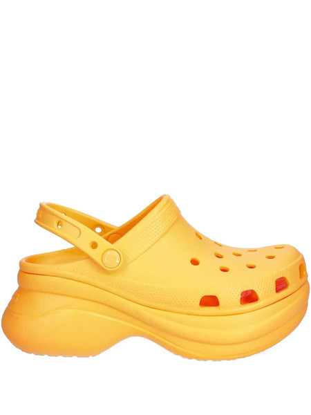  Crocs Sandalias Con Plataforma Perforada - Naranja 