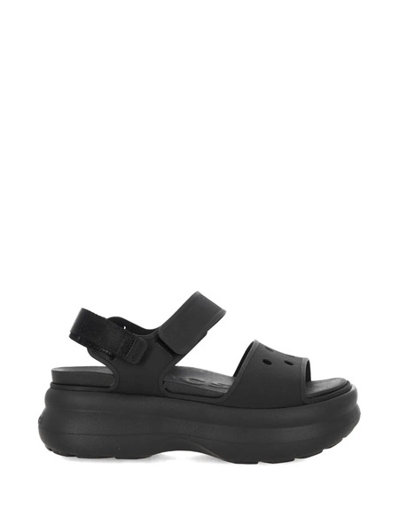  Crocs Sandalias Soho Y-strap Con Plataforma - Negro 