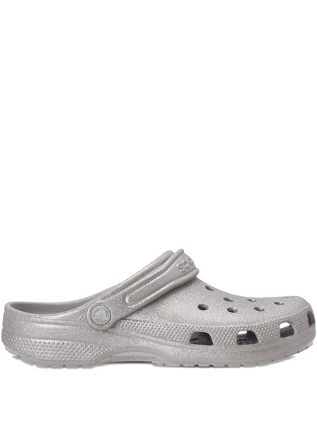  Crocs Zuecos Classic Glitter U - Plateado 