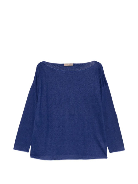  Cruciani Top De Manga Larga - Azul 