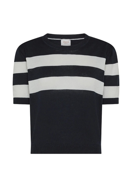  Cruna Camiseta A Rayas - Azul 