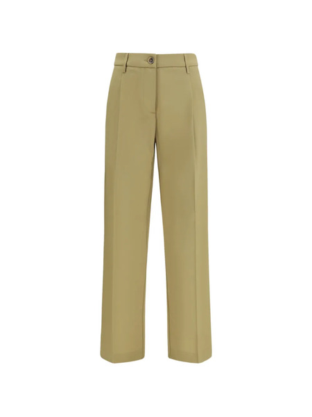  Cruna Pantalones Cora Con Pinzas - Verde 