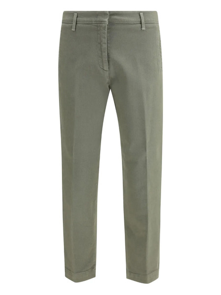  Cruna Pantalones Daizy Con Frontal Plano - Verde 