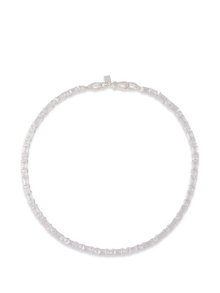  Crystal Haze Collar Eternity - Plateado 