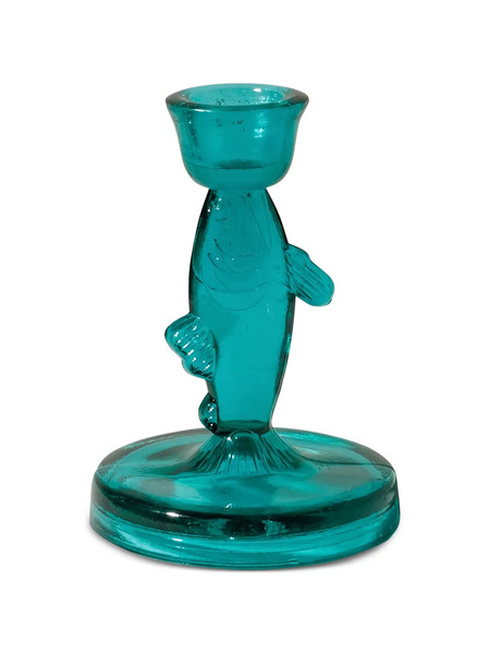  Cu I Seeyou Candelabro Con Forma De Pez - Azul 