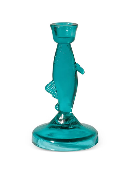  Cu I Seeyou Candelabro Con Forma De Pez - Azul 