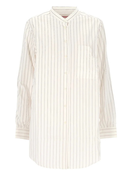  Cuantico Camisa Con Bolsillo A Rayas - Blanco 