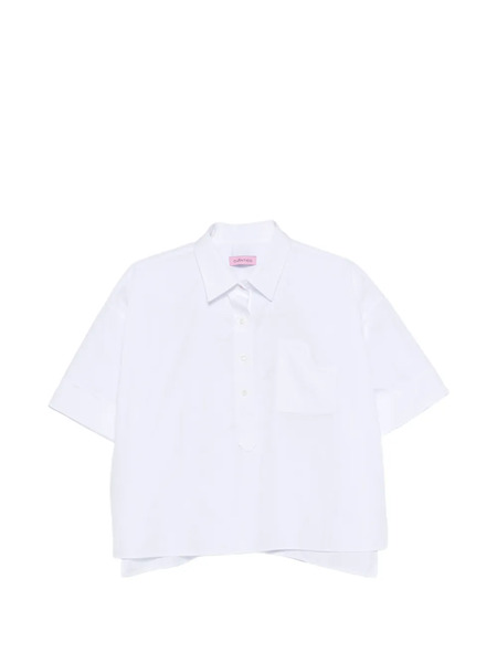  Cuantico Polo Con Bolsillo En El Pecho - Blanco 