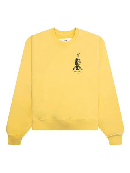  D-r-g-n Sudadera Bones Con Calavera - Amarillo 