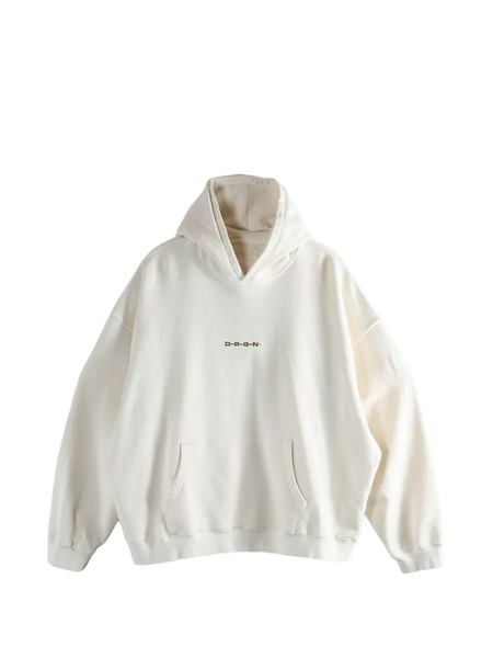  D-r-g-n Sudadera Yoth Con Capucha Y Logo - Blanco 