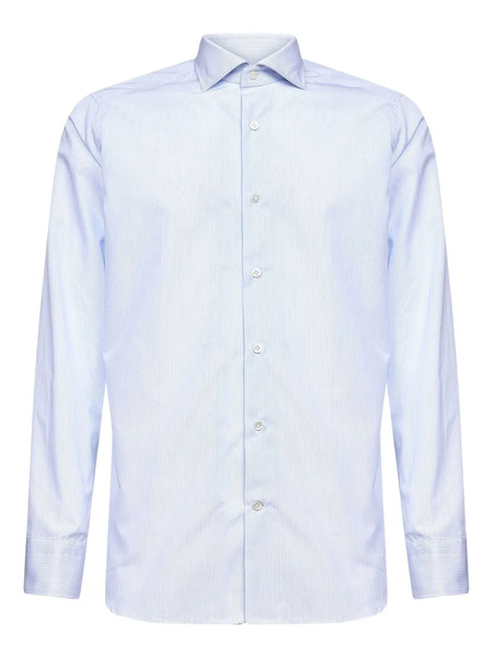  D4.0 Camisa A Rayas - Azul 