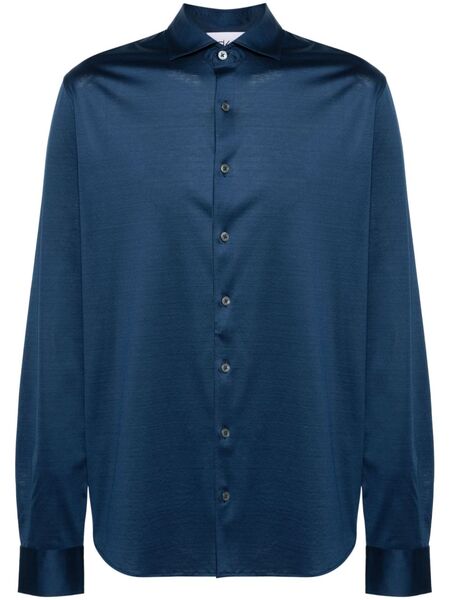  D4.0 Camisa Con Cuello Clásico - Azul 