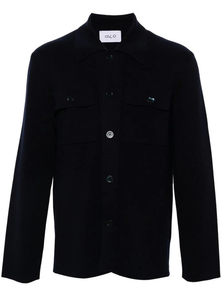  D4.0 Camisa De Punto - Azul 