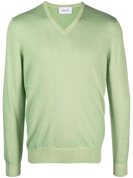  D4.0 Jersey Con Cuello Redondo - Verde 