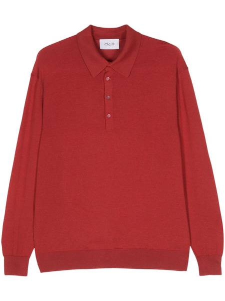  D4.0 Polo Con Botones - Rojo 