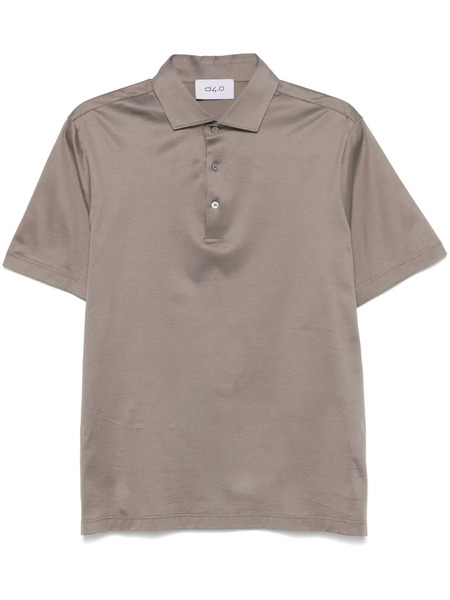  D4.0 Polo De Algodón - Gris 