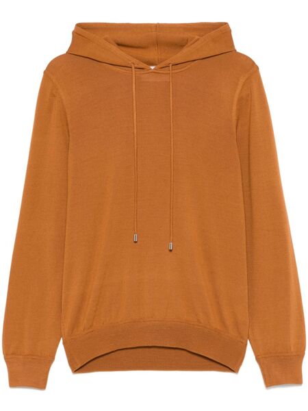  D4.0 Sudadera Lisa Con Capucha - Marrón 