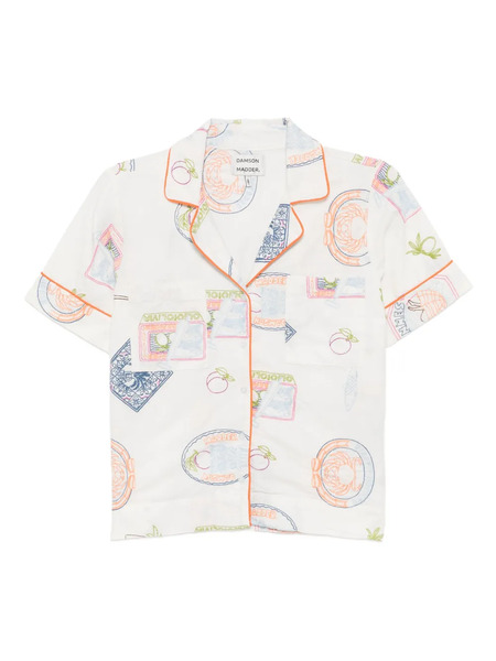 Damson Madder Camisa Chlo - Blanco 