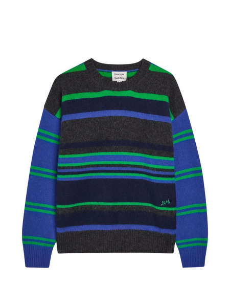  Damson Madder Jersey A Rayas - Gris 