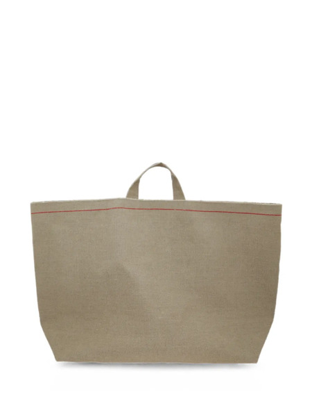  Daniela Gregis Bolso Shopper Con Rayas En Contraste - Neutro 