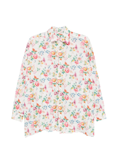  Daniela Gregis Camisa Con Estampado Floral - Blanco 