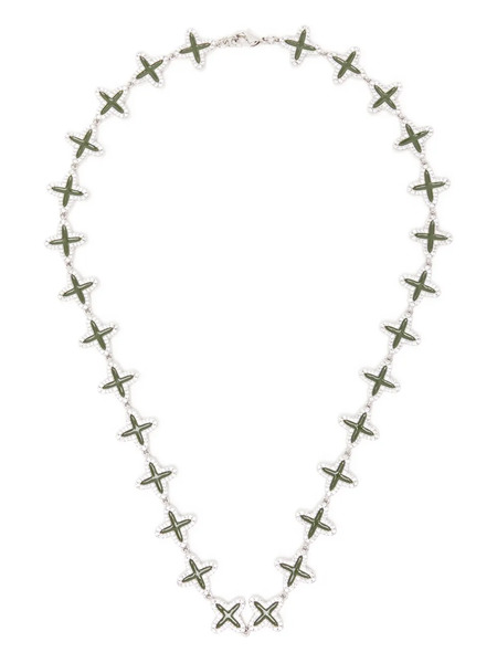  Darkai Collar Clover - Plateado 