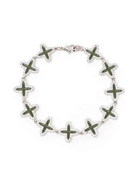  Darkai Pulsera Clover - Plateado 