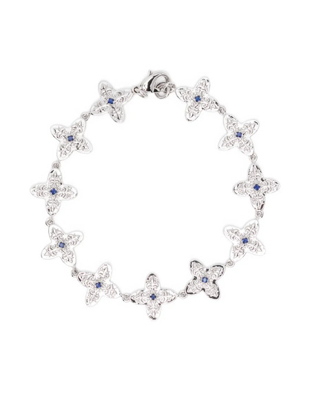  Darkai Pulsera Gothic Clover - Plateado 
