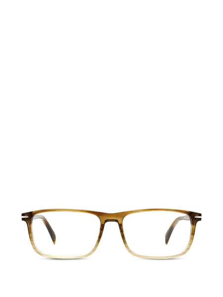  David Beckham Eyewear Gafas Con Montura Rectangular - Marrón 