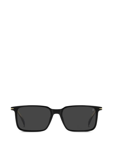  David Beckham Eyewear Gafas De Sol Con Montura Rectangular - Negro 