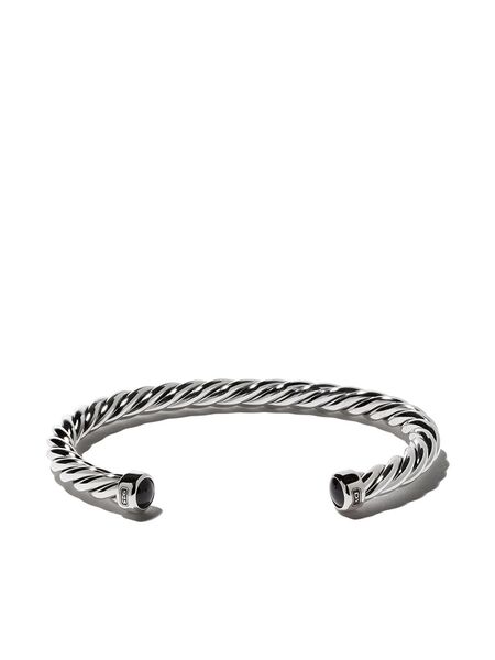  David Yurman Brazalete Cable Cuff De 6 Mm En Plata De Ley - Plateado 